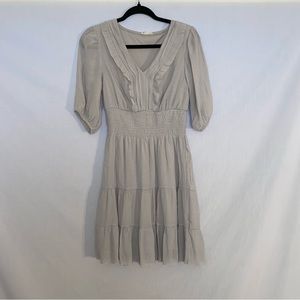 Kings Road Grey Short Dress Size Small